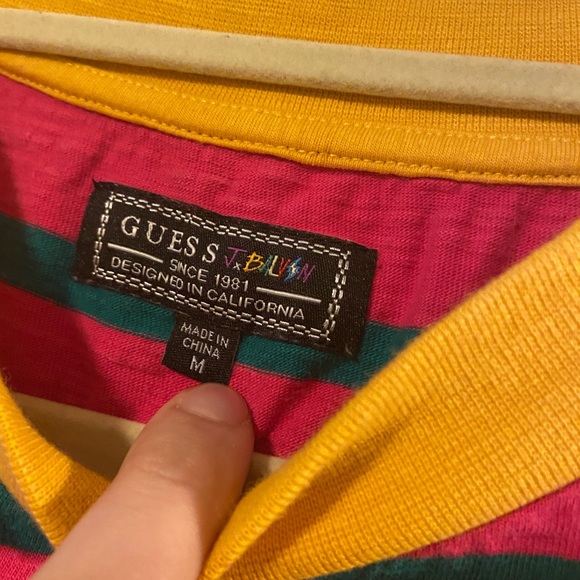 J Balvin x Guess Striped t-shirt - Picture 4 of 4